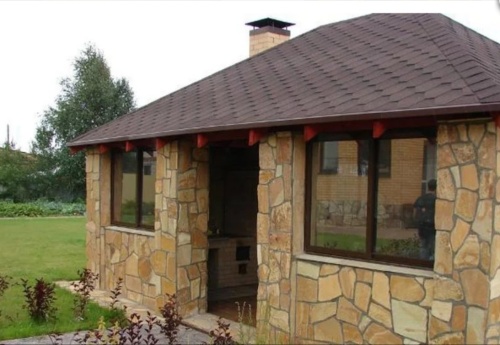 Плитняк златолит жёлтый для фасада 1,5-3 см купить в Невьянске